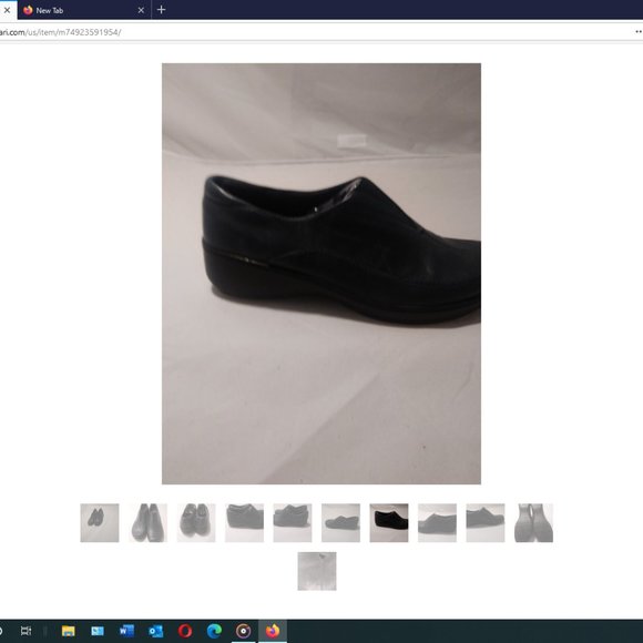 Easy Spirit Leather Esandreas Dark Blue shoes - Picture 7 of 10